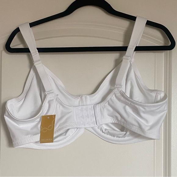 Delimira Full Coverage Minimizer Underwire Plus Size Unpadded Bra 42DD - Picture 2 of 3